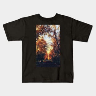 Autumn Path Kids T-Shirt